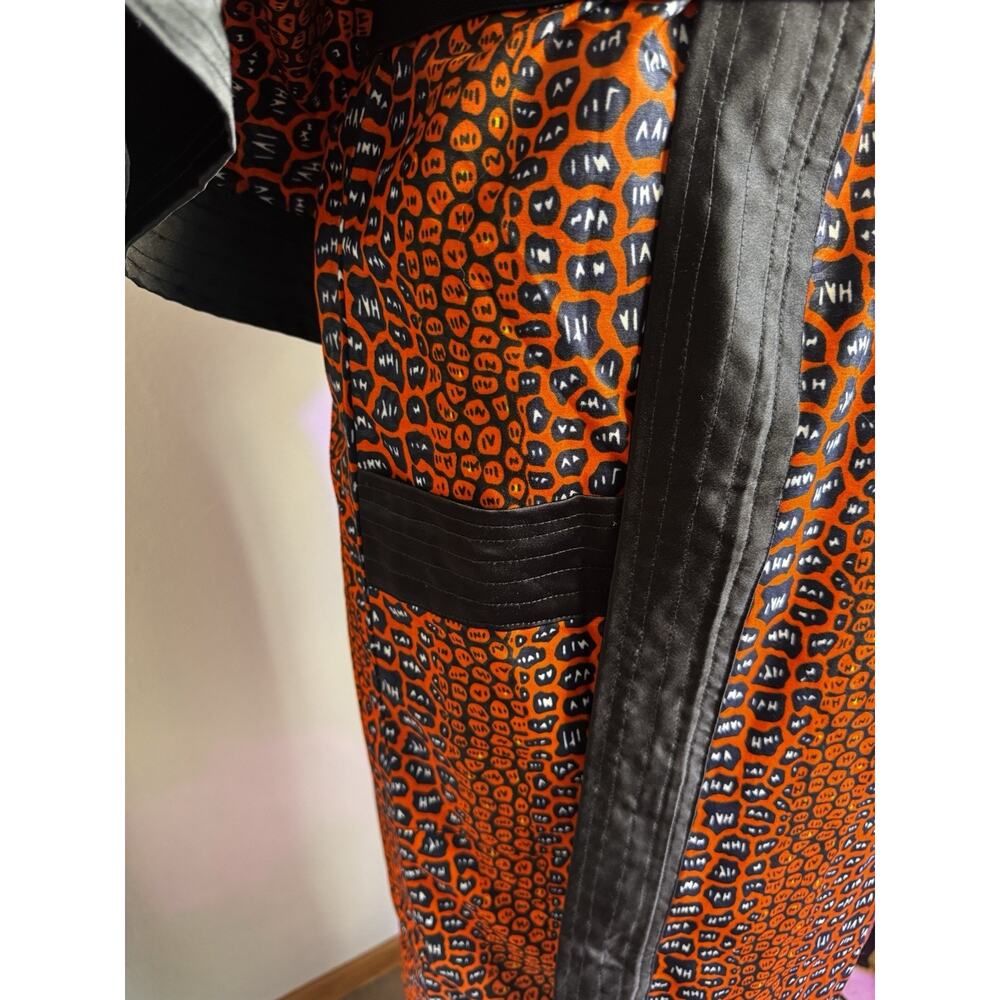 African Print Kimono Style Duster Bold Statement Piece | Boho Vibe | Ungendered - Picture 13 of 16